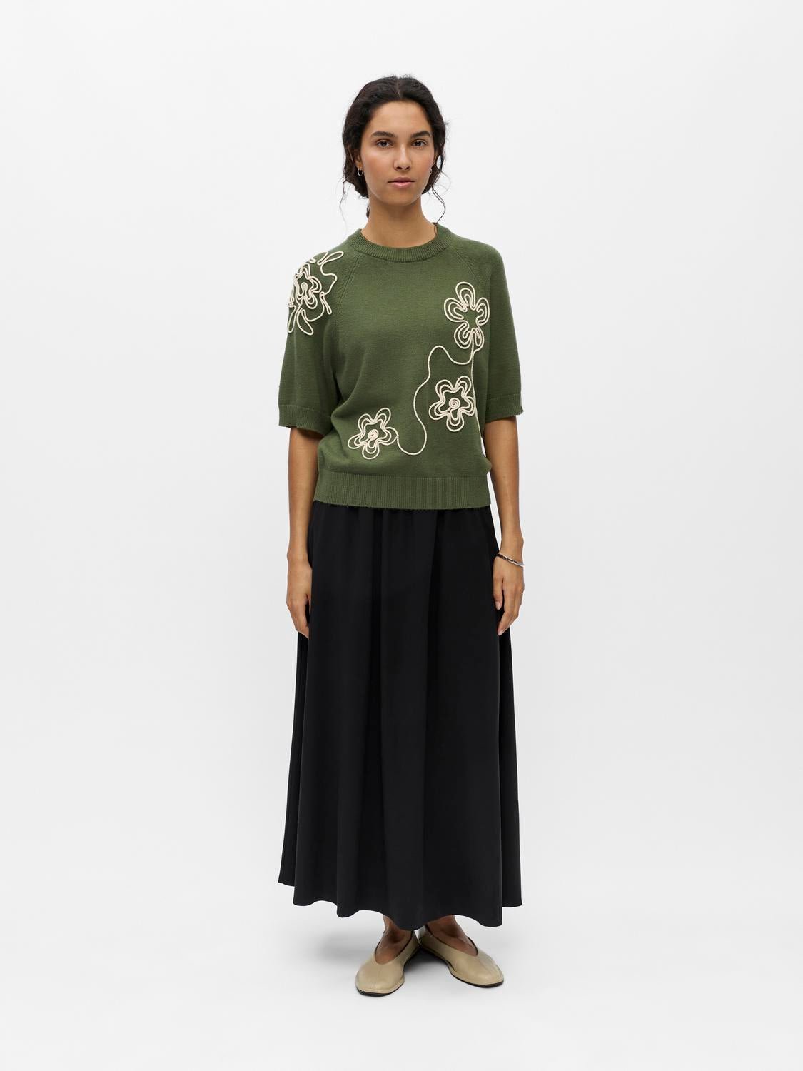 OBJLANEY Pullover - Bronze Green - VERO MODA & VILA Bergvik